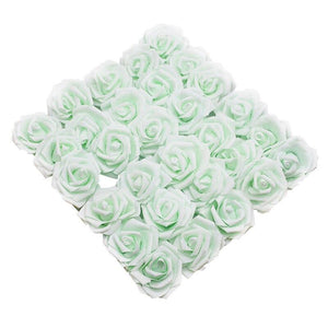 10/20/30Pcs 8CM PE Foam Rose Flowers Head for Home Decoration