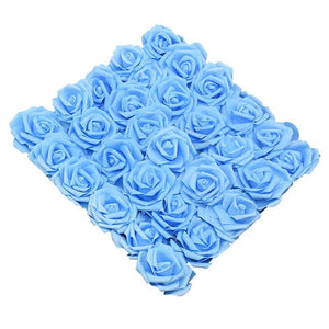 10/20/30Pcs 8CM PE Foam Rose Flowers Head for Home Decoration