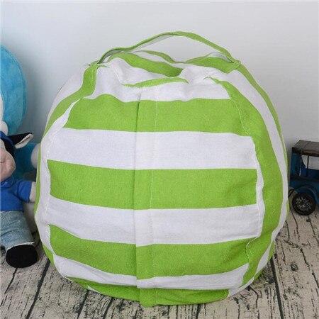 New Bean Bag Storage Stuffed Kids Sit Plush Toy Organizer