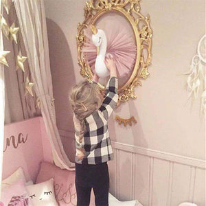 3D Animal Heads Swan Wall Hanging Decor