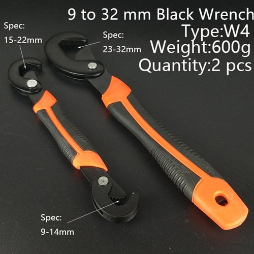 Adjustable Wrench Multi-Function Wrench Tool Universal klyuch Repair Hand Tool Kit Universal Spanner Nuts Home Pipe Tool