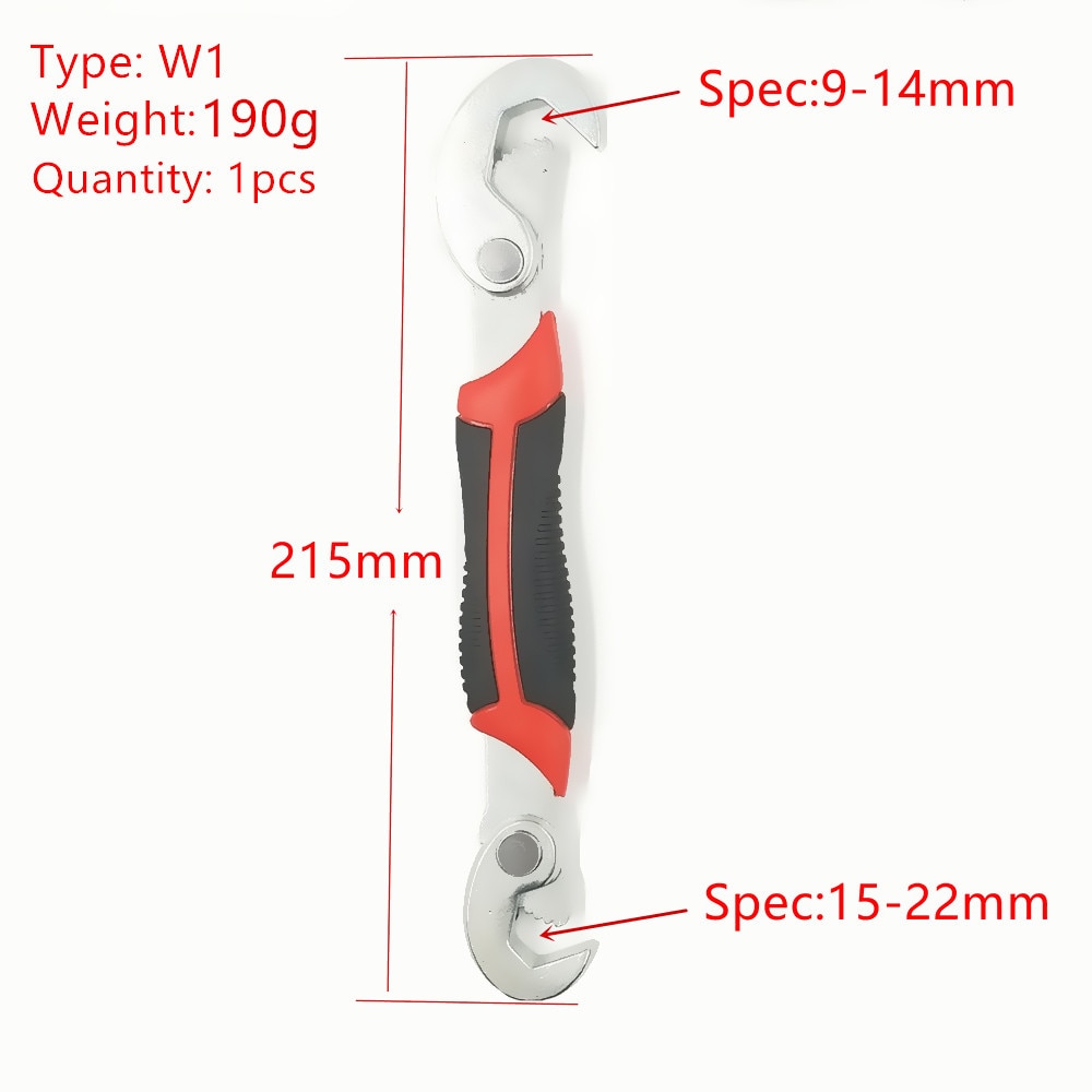 Adjustable Wrench Multi-Function Wrench Tool Universal klyuch Repair Hand Tool Kit Universal Spanner Nuts Home Pipe Tool