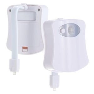 Motion Sensor Toilet Seat Night Light 8 Colors Waterproof