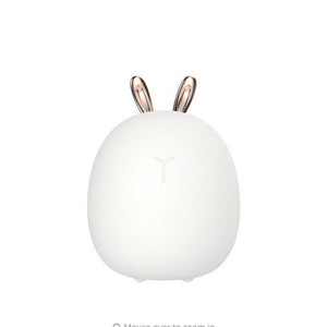 Deer Rabbit Silicone Animal Cartoon Lamp USB Rechargeable